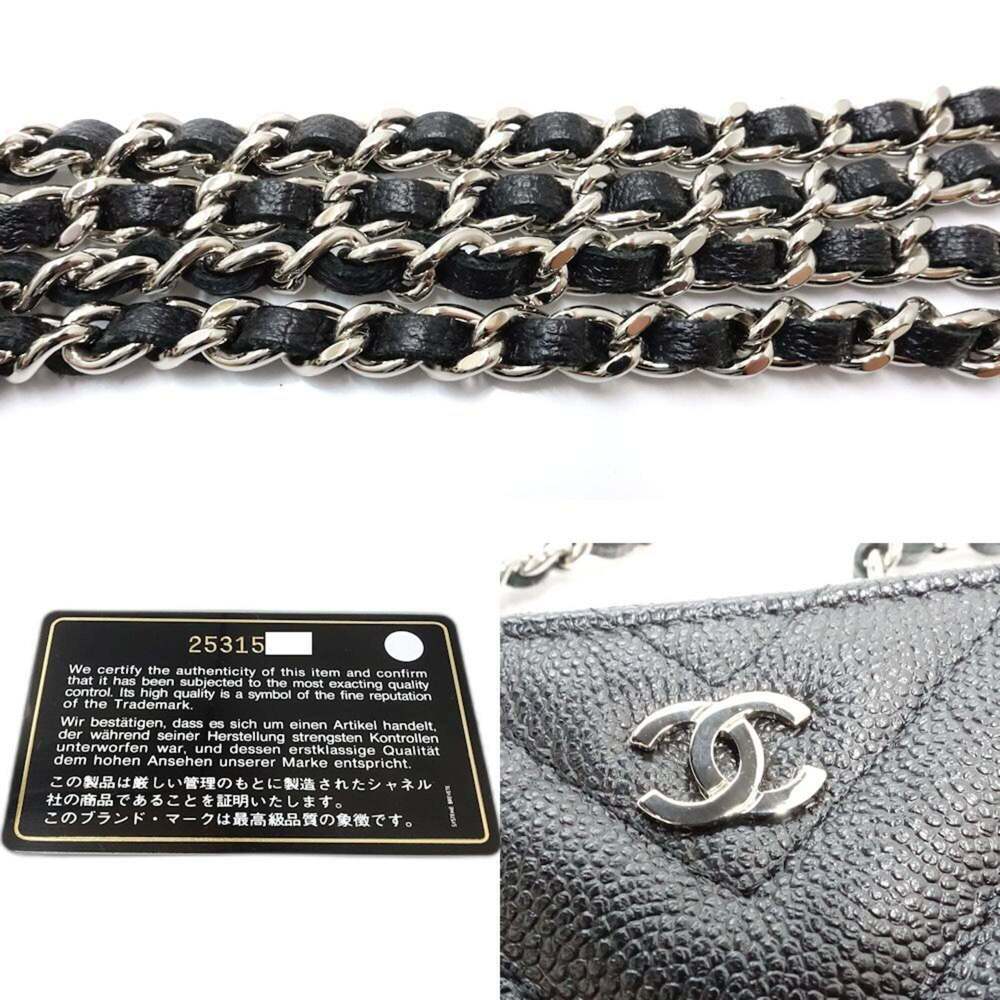 CHANEL Black Caviar Leather Wallet - Picture 9 of 10